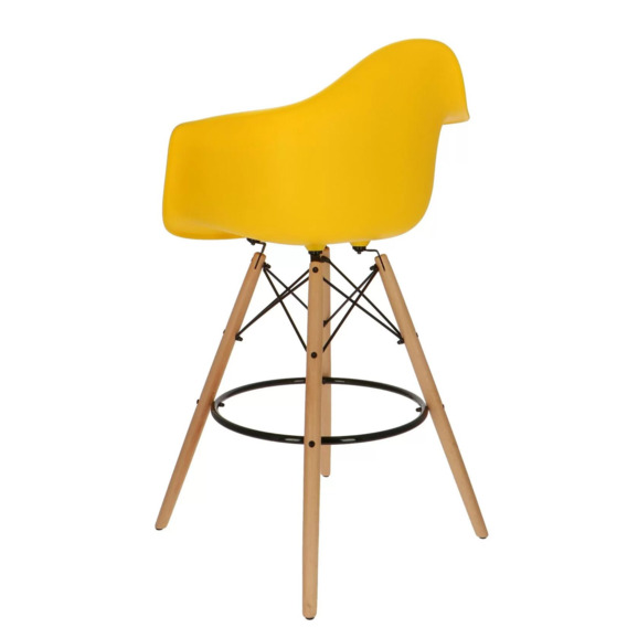  Кресло Eames DAW Барное Желтое - фото 3