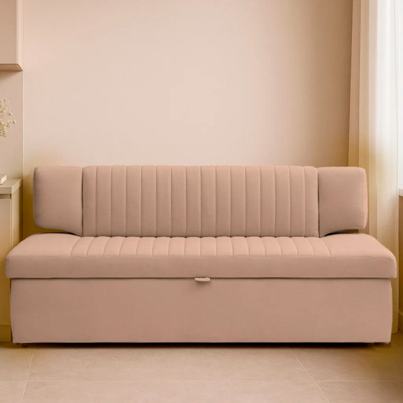 Диван для кухни Стронго 168, светло-коричневый - фото 5