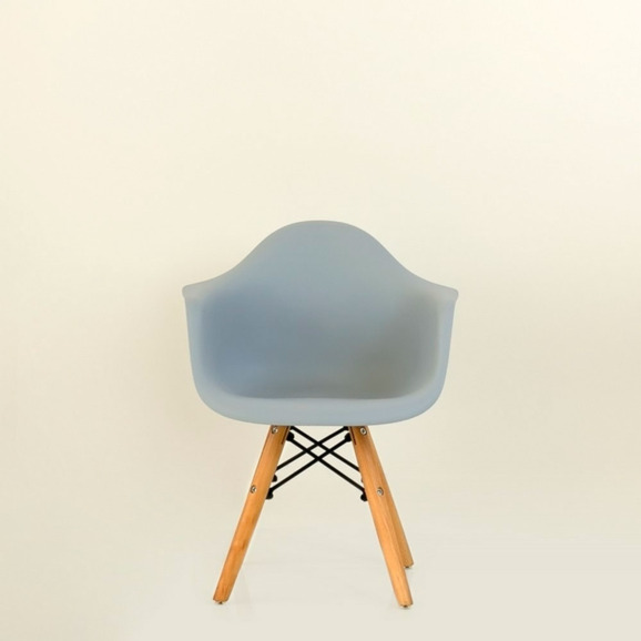Кресло детское N-2 Eames Style цвет светло-серый - фото 2