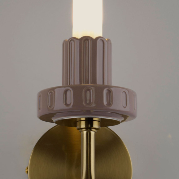 Бра светодиодное Луч Ательери, бежевый - фото 5