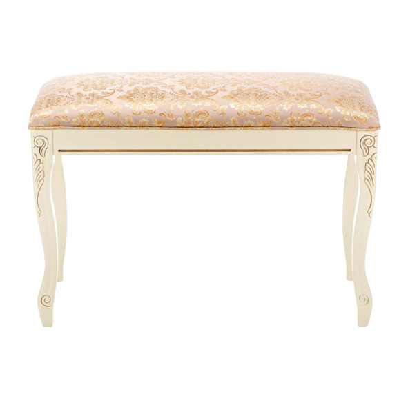 Банкетка Валентино патина золото / бежевый - фото 2