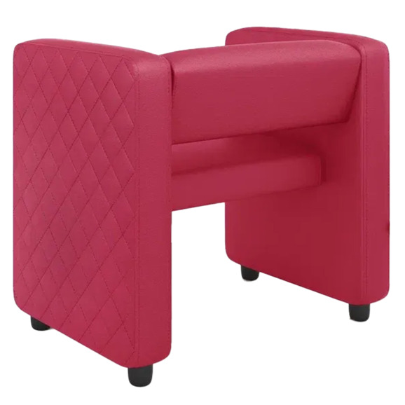 Кресло Тепал, экокожа, красный Кресло Тепал, экокожа, красный - фото 3