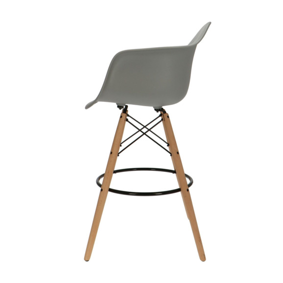  Кресло Eames DAW Барное Серое - фото 3
