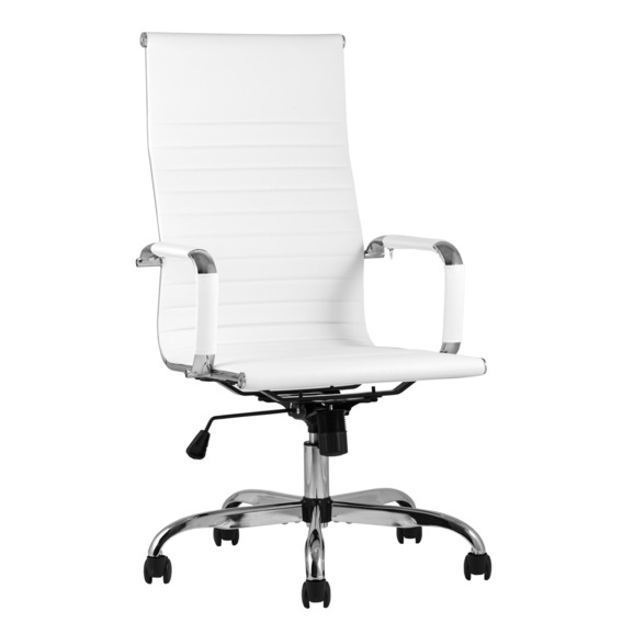 Кресло руководителя TopChairs City, белое - фото 1