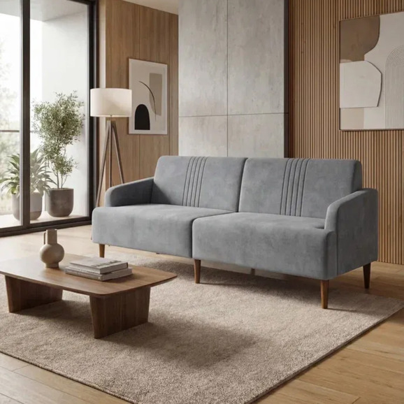 Диван Аномик, велюр, серый Диван Аномик, велюр, серый - фото 10