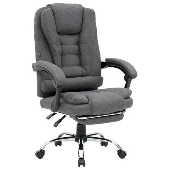 Кресло офисное с функцией вибромассажа Datum, серый - фото 1