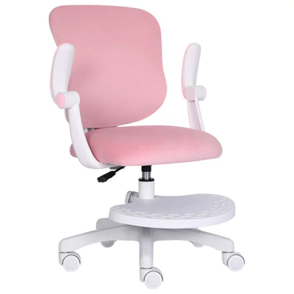 Кресло детское с подставкой для ног Харри, розовый - фото 3