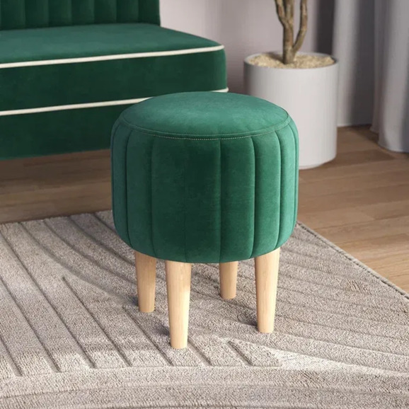 Пуф Ноотропик, круглый, зеленый - фото 2