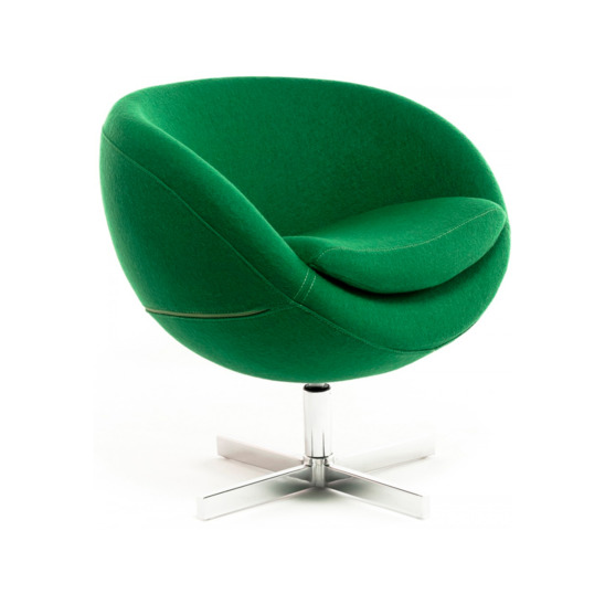 Дизайнерское кресло зелёное - фото 1
