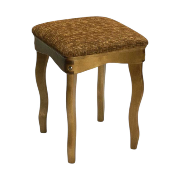 Табурет Олисс, массив березы, лайн коричневый - фото 1