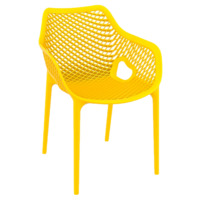 Настоящее фото товара Кресло пластиковое Air XL, желтый, произведённого компанией ChiedoCover