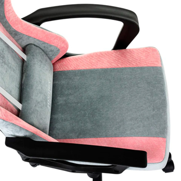 Кресло компьютерное Pulse, розовый, серый - фото 8