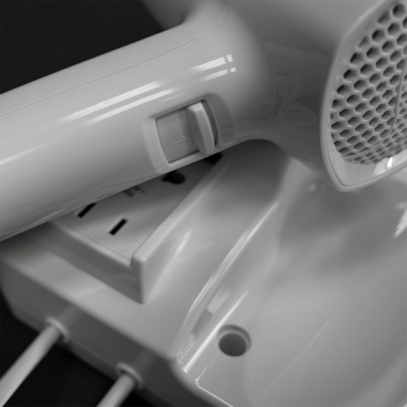 Фен для волос настенный Meyvel MF5S-1600 (White) - фото 7