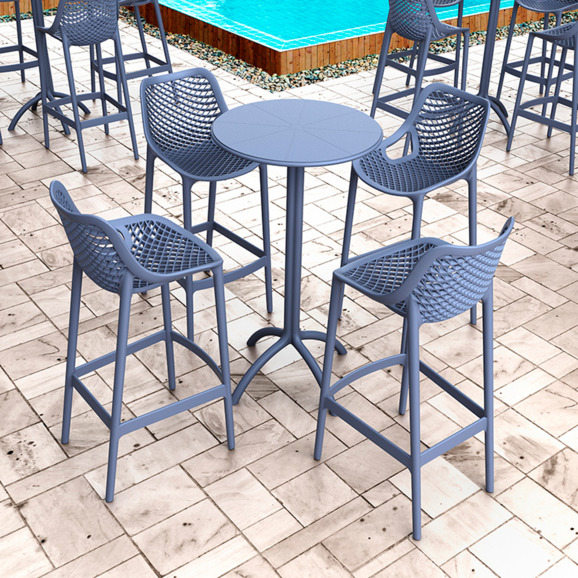 Стол барный Octopus Bar, синий - фото 2