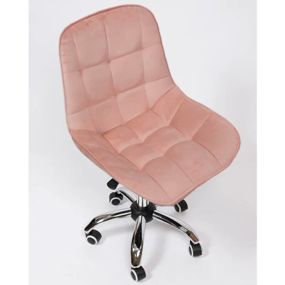 Стул Мускус, хром, розовый, велюр - фото 6