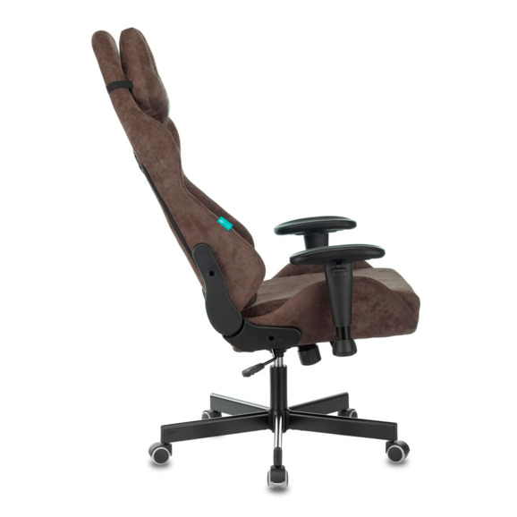 Кресло игровое Бюрократ Viking Knight LT10 Fabric коричневый - фото 3