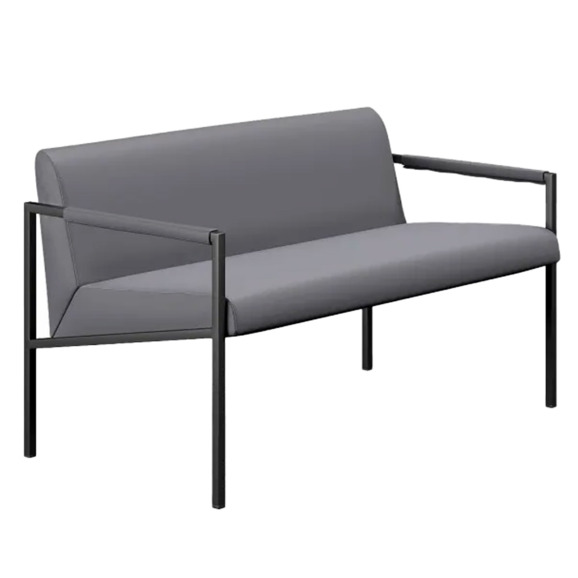 Диван Номик, экокожа, серый - фото 1