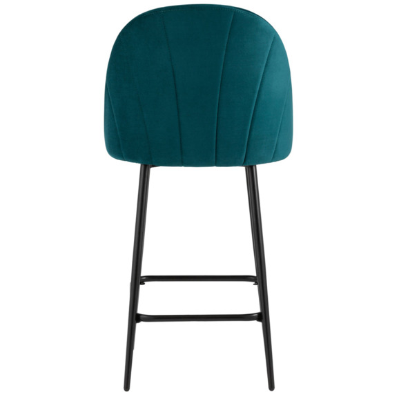 Стул полубарный Логан SN, велюр, изумрудный - фото 4