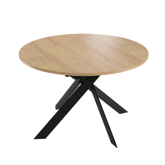 Стол Тави 1, черный, гикори натуральный - фото 1