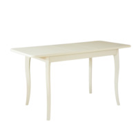 Фотография товара Стол раздвижной Ронил, массив бука, молочный от компании ChiedoCover.