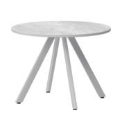 Фотография товара Стол нераздвижной Лаки мини 800мм, лавант, белый муар от компании ChiedoCover.