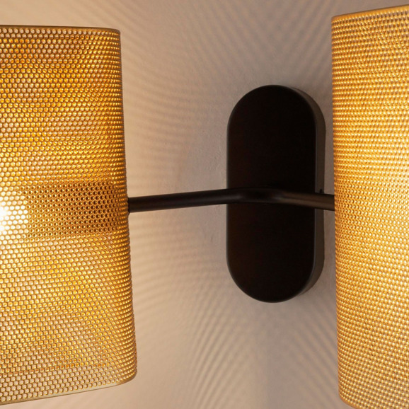 Светильник настенный Грата-2 Металикана, золотой - фото 6