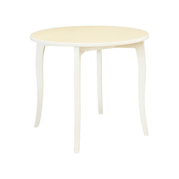 Стол Ливань, массив бука, молочный - фото 1