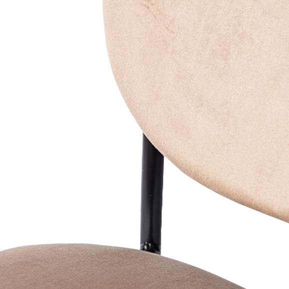 Стул Tumult, бежевый, вельвет - фото 4
