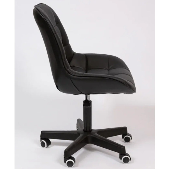 Стул Мускус, пластик, кожа, черный - фото 3