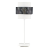 Настоящее фото товара Лампа настольная Винс Джела, белая, произведённого компанией ChiedoCover