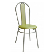 Фотография товара Стул Lorence, каркас серебро, светло-зеленый от компании ChiedoCover.