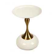 Фотография товара Стол журнальный Monti, белый, золото от компании ChiedoCover.