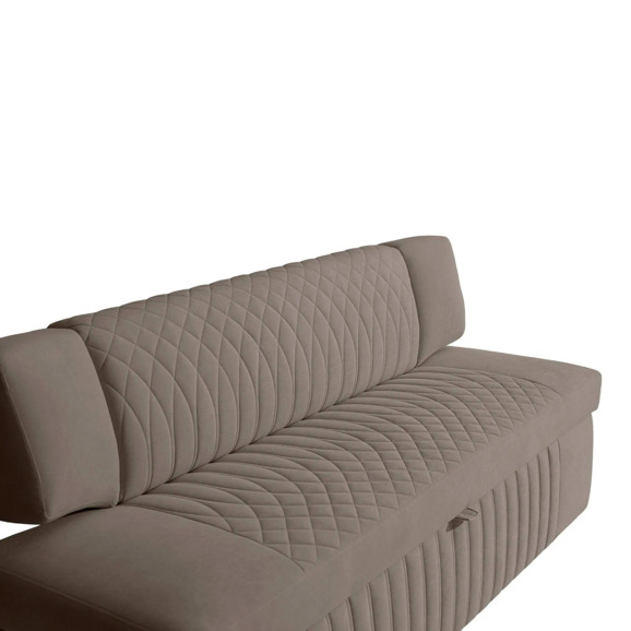 Диван для кухни Леонард 168, коричневый - фото 4