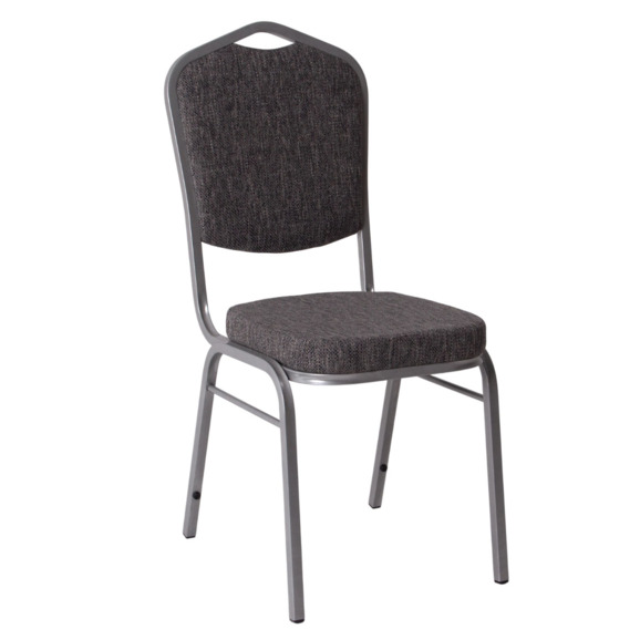 Стул Хит 20, рогожка Меланж 928, каркас серебро - фото 1