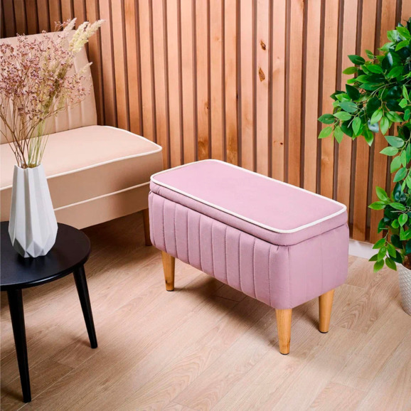 Банкетка Nootropic, с ящиком, сиреневый - фото 3