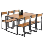 Фотография товара Набор обеденный Serene, дуб золотой, черный от компании ChiedoCover.