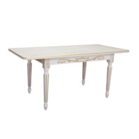 Фотография товара Стол раздвижной Гратти, массив бука, молочный от компании ChiedoCover.