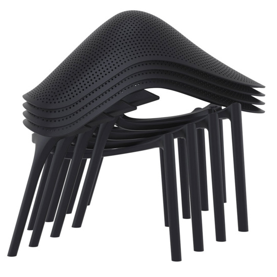 Лаунж-кресло пластиковое Грау, черный - фото 5