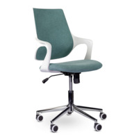 Настоящее фото товара Офисное кресло Ситро, бирюзовый, пластик белый, произведённого компанией ChiedoCover