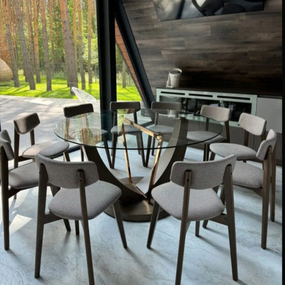 Стол обеденный Prudence, прозрачный Стол обеденный Prudence, прозрачный - фото 4