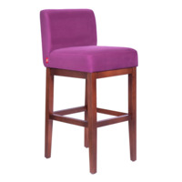 Настоящее фото товара Барный стул Тревер фиолетовый, произведённого компанией ChiedoCover