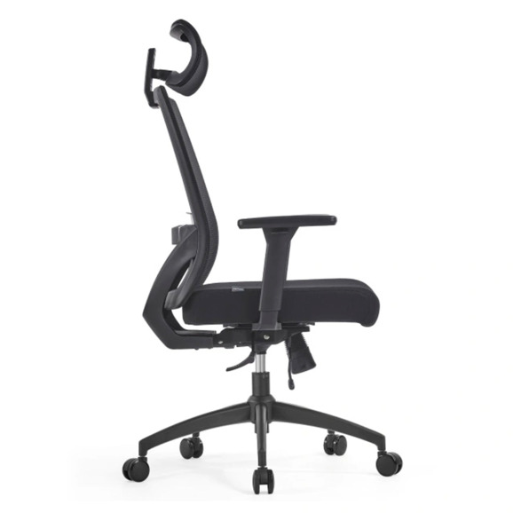 Офисное поворотное кресло Sparx fx-14 toro plus black / black - фото 2