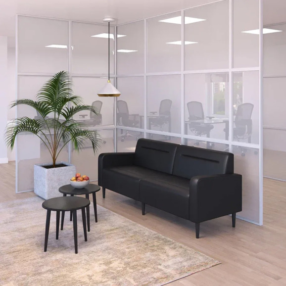 Диван Папилла, экокожа, 182 см, черный Диван Папилла, экокожа, 182 см, черный - фото 5