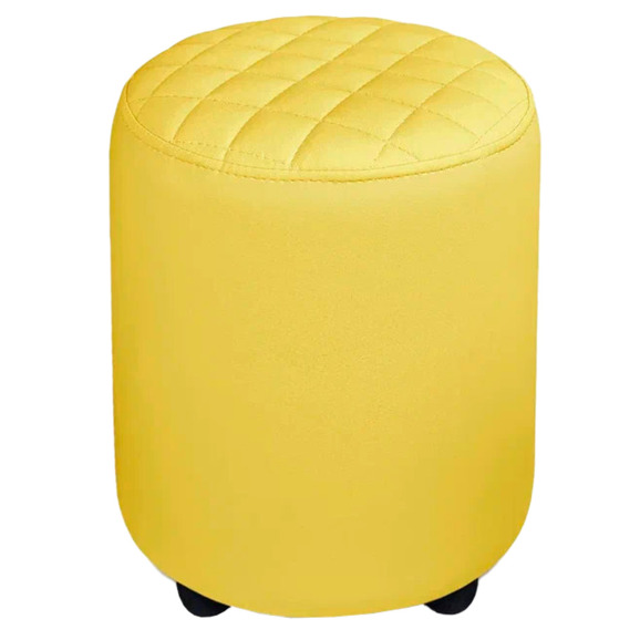 Пуф Тепал, экокожа, желтый - фото 1