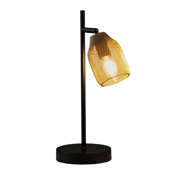 Лампа настольная Кимбл Адалина, чёрная - фото 1