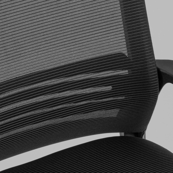 Кресло офисное TopChairs Simplex New черный - фото 6