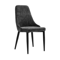 Фотография Стул на металлокаркасе Kora black / dark gray от производителя ChiedoCover, картинка продукции, реальное фото товара Настоящее фото товара Стул на металлокаркасе Kora black / dark gray, произведённого компанией ChiedoCover