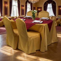 Фотография Комплект мебели и текстиля на 4 персоны, горчичный, красный Фотография товара Комплект мебели и текстиля на 4 персоны, горчичный, красный от компании ChiedoCover.