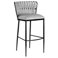 Фотография Стул барный Dictum, серый от производителя ChiedoCover, картинка продукции, реальное фото товара Настоящее фото товара Стул барный Dictum, серый, произведённого компанией ChiedoCover