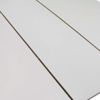 Стол раздвижной Solna, белый, лакированный мдф, длина до 130 см